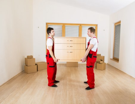 Removal van service handling a property move in Oakleigh Park
